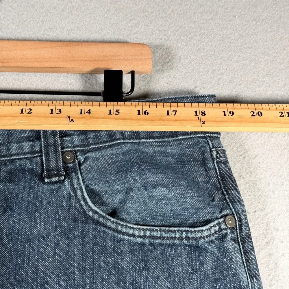 Ecko Unltd Mens Straight Fit Blue‎ Denim Jeans 38x32 Medium Wash Streetwear